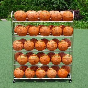 新品不锈钢球车球架篮球足球排球收纳架装球的架子更多篮球用品