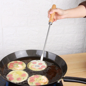 不锈钢红薯苕面窝油炸甜甜圈饼勺海蛎饼油墩子葱油饼灯盏糕凹凸勺