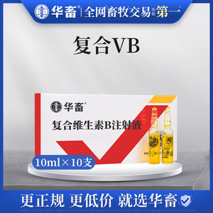 华畜复合维生素b注射液兽药兽用猪牛羊健胃消食开胃针癞皮口腔炎