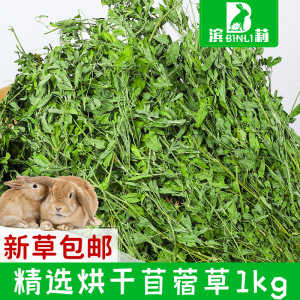 苜蓿草22年新草兔子干草兔粮龙猫荷兰猪豚鼠宠物兔牧草兔草饲料