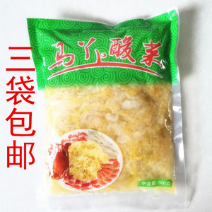 马丫酸菜正宗东北包邮 真空特产大缸腌制酸白菜丝 整箱3袋*500g