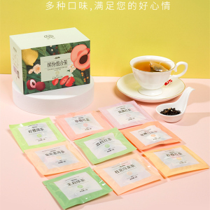 茶缤纷组合装  十种口味花茶花果茶蜜桃乌龙菊花茶夏天茶包可冷泡