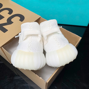 YEZI YEEZY椰子鞋女350纯白冰淇淋满天星正品官网正版真爆莆田鞋