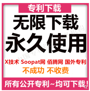 专利下载 可下载X技术 Soopat 佰腾网著录项国外专利查询网站账号