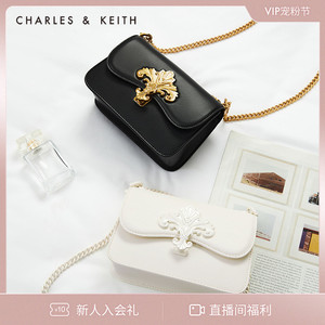 CHARLES＆KEITH22春新款CK2-80781686女士欧美休闲链条单肩斜挎包