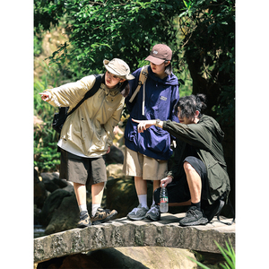 水曜日定休 夏日系防晒服男女潮山系轻户外登山服UPF50+防紫外线