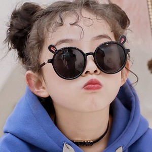 小兔子儿童太阳镜2020新款宝宝墨镜兔耳朵潮男孩女童个性防紫外线