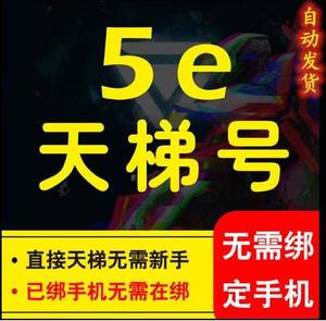 5ecsgo号低分号5e天梯号账号炸鱼5e过风险认证csgo账户白号改名卡