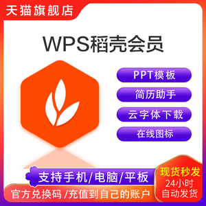 WPS超级会稻壳模板1个月金山wps翻译卡普通元会1两年一天VIP年费