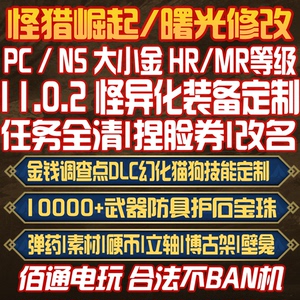 11.0.2怪物猎人崛起曙光怪异化装备存档修改MR等级大小金素材修改