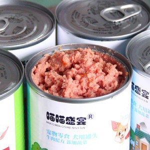 狗罐头375g拌饭增肥鸡肉罐头牛肉味肉泥酱泰迪金毛狗零食整箱