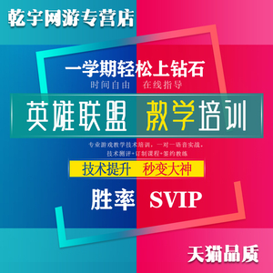 lol英雄联盟教学代练上分收徒拜师代练技术学习一对一教练指导