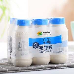 小西牛纯牛奶青藏奶源醇香无添加高原牛奶243ml*24瓶【简装】