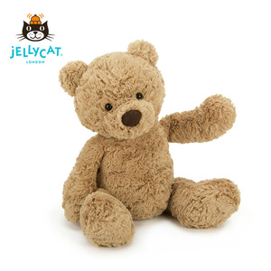 jELLYCAT英国Bumbly Bear笨笨熊泰迪萌毛绒安抚玩具公仔陪伴包邮