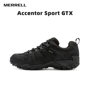 MERRELL迈乐户外徒步鞋男accentorGTX低帮防水透气防滑耐磨登山鞋