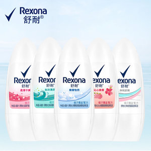 Rexona/舒耐吸汗香体爽身乳液走珠腋下干爽花香清新 男士女士