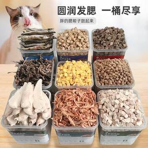 冻干猫零食幼猫营养增肥鸡肉鸡胸肉多春鱼猫小鹌鹑粒牛肉猫咪零食