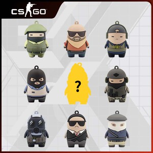 CSGO小GO仔盲盒手办迷你公仔模型礼物Q版潮玩完美世界VALVE周边