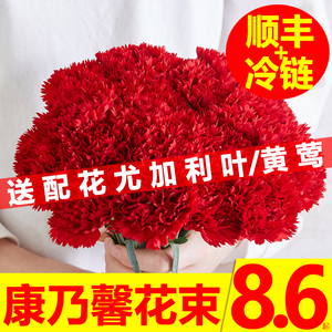 昆明康乃馨基地直发云南水养玫瑰百合鲜花散装教师节礼物同城速递