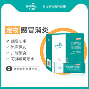 猫咪狗狗流鼻涕感冒打喷嚏宠物消炎口炎感染幼猫犬用药阿莫西林片