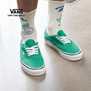 Vans范斯官方 Authentic 44 DX鲜绿安纳海姆某书热门帆布鞋