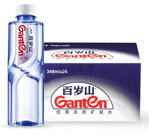 【6月生产】百岁山矿泉水348ml*24瓶整箱天然水饮用天然健康包邮