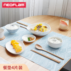 餐桌垫隔热垫北欧西餐垫PVC家用餐盘碗垫子防烫垫欧式防水防滑垫