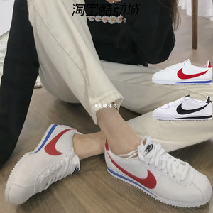 耐克/Nike Cortez白红黑白阿甘男女休闲跑步鞋807471-103 904764