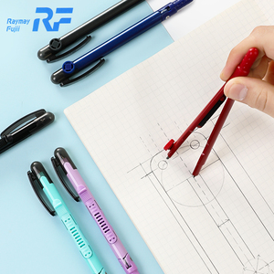 日本藤井Raymay圆规学生用品文具标准工程专业制图绘图工具金属不锈钢尺规0.5联新办公