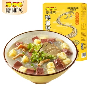 樱桃鸭南京鸭血粉丝汤原味240g盒装正宗老鸭汤方便速食酸汤包邮