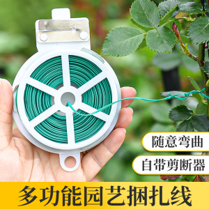 园艺捆扎线植物绑扎带铁丝扎线扎带绑花神器月季爬墙固定器爬藤架