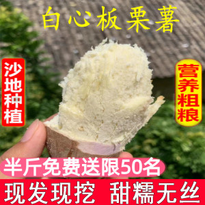 现挖新鲜农家自种茂名高州爆皮王番薯面包王白心干面超粉红薯地瓜