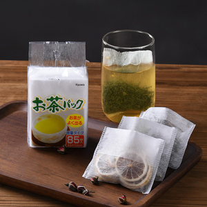 日本进口一次性茶包袋泡茶袋过滤袋自制花茶叶包中药卤料纱布袋子