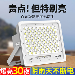 新款太阳能庭院户外路灯室内外家用超亮农村照明LED大功率感应灯