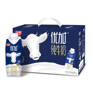 光明优加纯牛奶3.8g优质乳蛋白牛乳高钙原生营养新鲜高品质便携