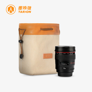 TARION单反相机包微单帆布收纳镜头袋便携摄影内胆套适用佳能索尼