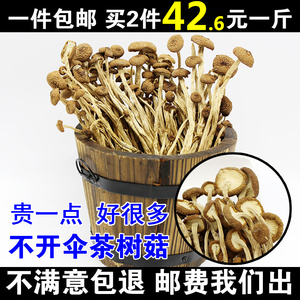 42.6元500g农家茶树菇特级不开伞2022新鲜茶薪菇干货250g香菇蘑菇