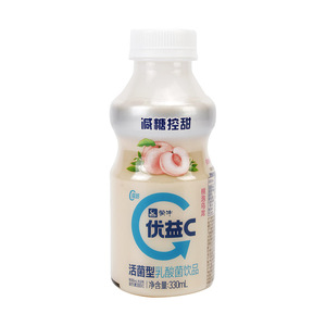 蒙牛优益C活菌型乳酸菌饮品饮料白桃内蒙古奶源营养优质纯正牛奶