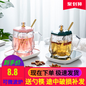 智能55℃暖暖杯玻璃杯保温杯水杯恒温杯垫底座自动加热牛奶咖啡杯