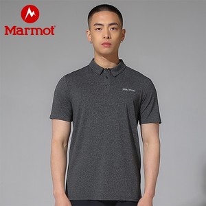 【22新品】Marmot土拨鼠城市户外商务通勤超轻透气男短袖Polo衫