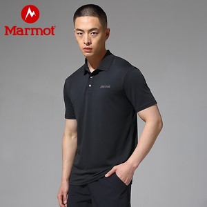 【新品】Marmot土拨鼠城市户外运动商务通勤超轻透气男短袖Polo衫