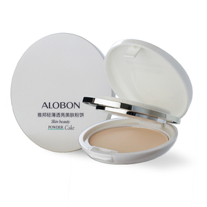 AloBon/雅邦轻薄透亮美肤粉饼15g底定妆粉遮瑕干湿粉彩提亮肤色