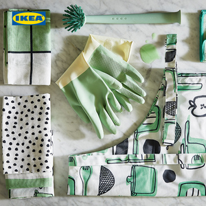 IKEA宜家RINNIG林妮格清洁手套洗碗家务厨房耐用耐磨洗碗套乳胶