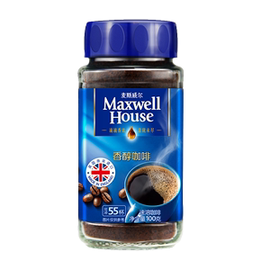 麦斯威尔进口香醇黑咖啡 香醇黑咖啡100g/瓶