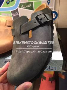 BIRKENSTOCK德国勃肯Boston包头鞋正品代购博肯真皮软木沙滩男女