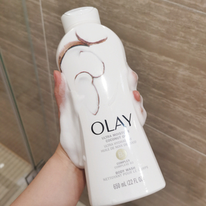 美版 Olay玉兰油B3烟酰胺椰子牛奶沐浴露650ML 美白锁水保湿椰香