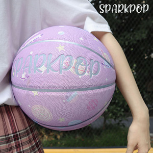 SPARKPOP女生专用篮球渐变星空7号6号室内外中考比赛涂鸦紫粉蓝球