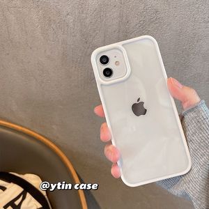 简约透明适用iphone13pro max苹果12手机壳11新款xr女xs小众x光面