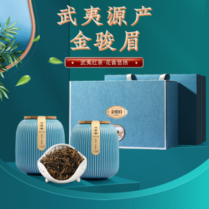 年货茶礼 金骏眉红茶500克礼盒装 正山小种桐木关金俊眉茶叶春茶