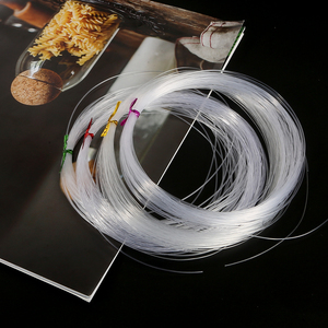 0.5-0.8mm透明水晶线无弹力鱼线 DIY手工编织串珠绳 缠绕戒指线